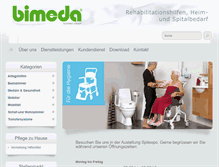 Tablet Screenshot of bimeda.ch